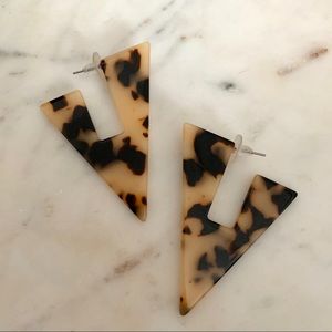 Tortoiseshell Acetate Earrings